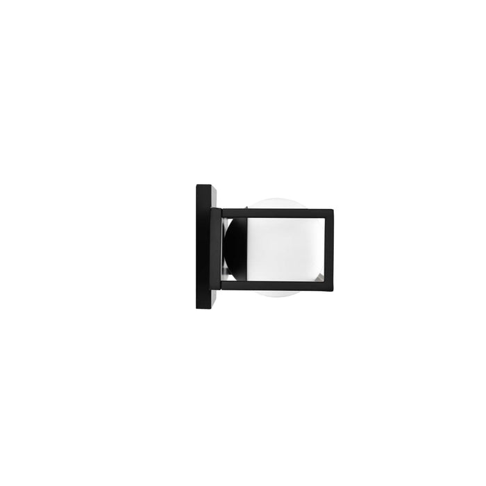 Vanity Nuvo 62-2242 Jenkins - 16 Inch 2 Light LED Vanity - Matte Black with Frosted Glass Nuvo