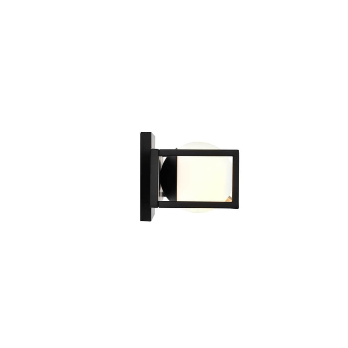 Vanity Nuvo 62-2242 Jenkins - 16 Inch 2 Light LED Vanity - Matte Black with Frosted Glass Nuvo