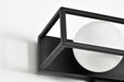 Vanity Nuvo 62-2242 Jenkins - 16 Inch 2 Light LED Vanity - Matte Black with Frosted Glass Nuvo