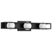 Vanity Nuvo 62-2243 Jenkins - 24 Inch 3 Light LED Vanity - Matte Black with Frosted Glass Nuvo