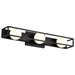 Vanity Nuvo 62-2243 Jenkins - 24 Inch 3 Light LED Vanity - Matte Black with Frosted Glass Nuvo