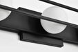 Vanity Nuvo 62-2243 Jenkins - 24 Inch 3 Light LED Vanity - Matte Black with Frosted Glass Nuvo