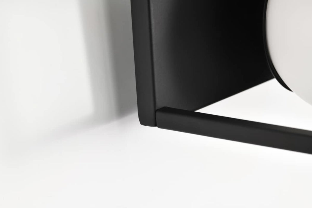 Vanity Nuvo 62-2243 Jenkins - 24 Inch 3 Light LED Vanity - Matte Black with Frosted Glass Nuvo