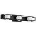 Vanity Nuvo 62-2243 Jenkins - 24 Inch 3 Light LED Vanity - Matte Black with Frosted Glass Nuvo