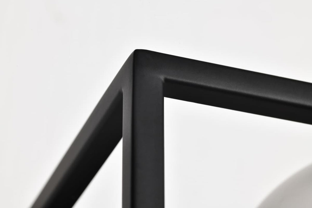Vanity Nuvo 62-2244 Jenkins - 32 Inch 4 Light LED Vanity - Matte Black with Frosted Glass Nuvo