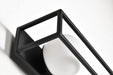 Vanity Nuvo 62-2244 Jenkins - 32 Inch 4 Light LED Vanity - Matte Black with Frosted Glass Nuvo