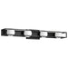 Vanity Nuvo 62-2244 Jenkins - 32 Inch 4 Light LED Vanity - Matte Black with Frosted Glass Nuvo