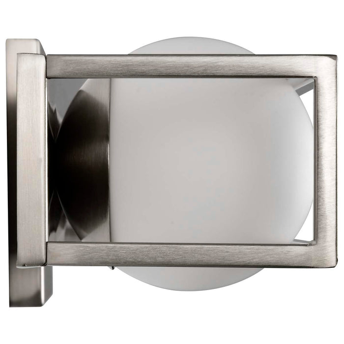 Vanity Nuvo 62-2252 Jenkins - 16 Inch 2 Light LED Vanity - Brushed Nickel with Frosted Glass Nuvo