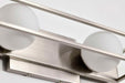 Vanity Nuvo 62-2252 Jenkins - 16 Inch 2 Light LED Vanity - Brushed Nickel with Frosted Glass Nuvo