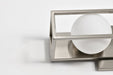 Vanity Nuvo 62-2252 Jenkins - 16 Inch 2 Light LED Vanity - Brushed Nickel with Frosted Glass Nuvo