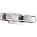 Vanity Nuvo 62-2252 Jenkins - 16 Inch 2 Light LED Vanity - Brushed Nickel with Frosted Glass Nuvo
