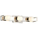 Vanity Nuvo 62-2253 Jenkins - 24 Inch 3 Light LED Vanity - Brushed Nickel with Frosted Glass Nuvo