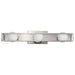 Vanity Nuvo 62-2253 Jenkins - 24 Inch 3 Light LED Vanity - Brushed Nickel with Frosted Glass Nuvo