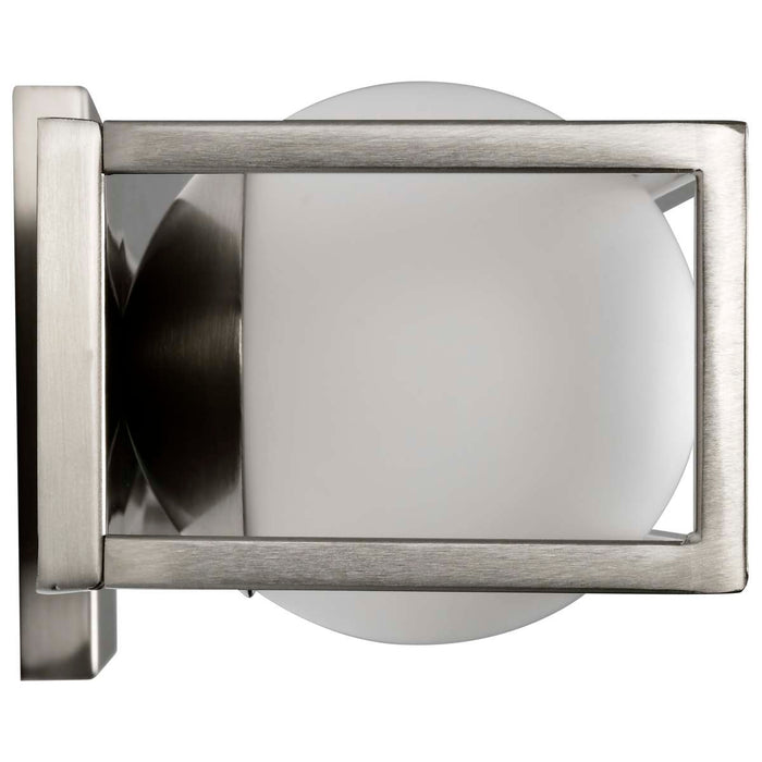 Vanity Nuvo 62-2253 Jenkins - 24 Inch 3 Light LED Vanity - Brushed Nickel with Frosted Glass Nuvo