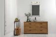 Vanity Nuvo 62-2253 Jenkins - 24 Inch 3 Light LED Vanity - Brushed Nickel with Frosted Glass Nuvo