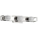 Vanity Nuvo 62-2253 Jenkins - 24 Inch 3 Light LED Vanity - Brushed Nickel with Frosted Glass Nuvo