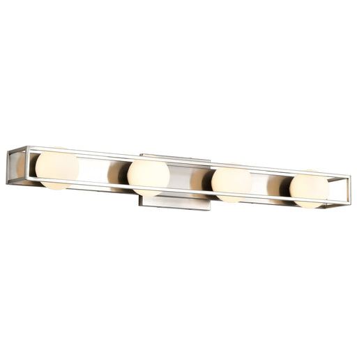 Vanity Nuvo 62-2254 Jenkins - 32 Inch 4 Light LED Vanity - Brushed Nickel with Frosted Glass Nuvo