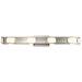 Vanity Nuvo 62-2254 Jenkins - 32 Inch 4 Light LED Vanity - Brushed Nickel with Frosted Glass Nuvo