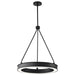 Pendant Nuvo 62-2261 Longford - 20 Inch LED Pendant - Textured Black - Acrylic Lens Nuvo