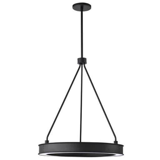 Pendant Nuvo 62-2261 Longford - 20 Inch LED Pendant - Textured Black - Acrylic Lens Nuvo