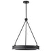 Pendant Nuvo 62-2261 Longford - 20 Inch LED Pendant - Textured Black - Acrylic Lens Nuvo