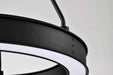 Pendant Nuvo 62-2261 Longford - 20 Inch LED Pendant - Textured Black - Acrylic Lens Nuvo