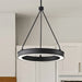 Pendant Nuvo 62-2261 Longford - 20 Inch LED Pendant - Textured Black - Acrylic Lens Nuvo