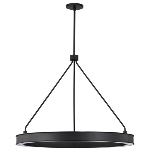 Pendant Nuvo 62-2262 Longford - 30 Inch LED Pendant - Textured Black - Acrylic Lens Nuvo