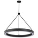 Pendant Nuvo 62-2262 Longford - 30 Inch LED Pendant - Textured Black - Acrylic Lens Nuvo