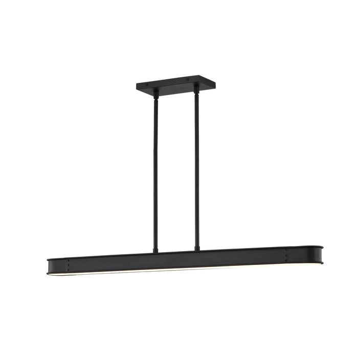 Island Pendant Nuvo 62-2263 Longford - 36 Inch LED Island Pendant - Textured Black - Acrylic Lens Nuvo