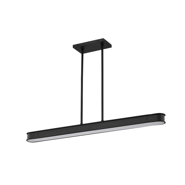 Island Pendant Nuvo 62-2263 Longford - 36 Inch LED Island Pendant - Textured Black - Acrylic Lens Nuvo