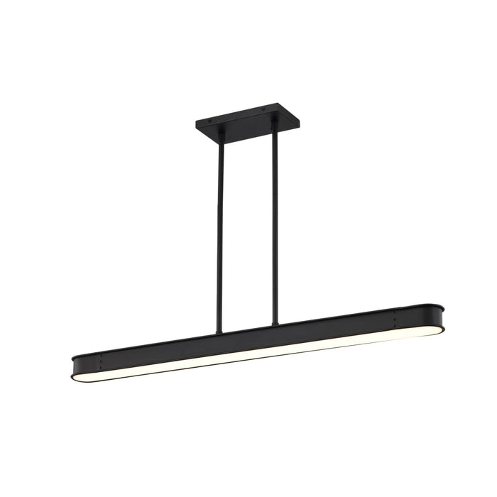 Island Pendant Nuvo 62-2263 Longford - 36 Inch LED Island Pendant - Textured Black - Acrylic Lens Nuvo