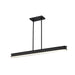 Island Pendant Nuvo 62-2263 Longford - 36 Inch LED Island Pendant - Textured Black - Acrylic Lens Nuvo