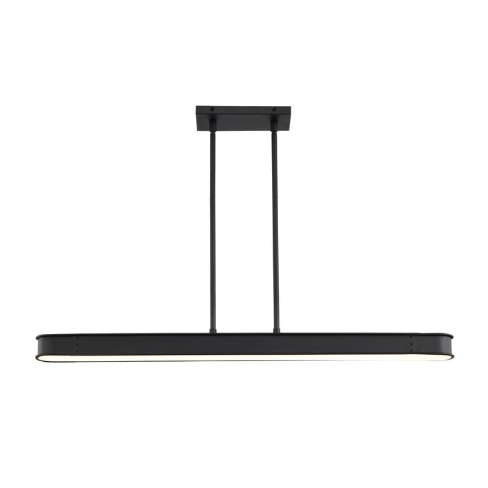 Island Pendant Nuvo 62-2263 Longford - 36 Inch LED Island Pendant - Textured Black - Acrylic Lens Nuvo