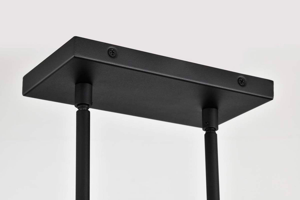 Island Pendant Nuvo 62-2263 Longford - 36 Inch LED Island Pendant - Textured Black - Acrylic Lens Nuvo