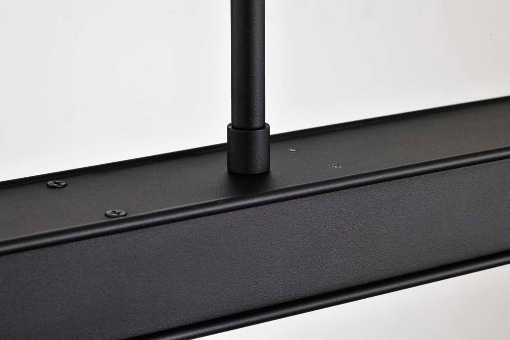 Island Pendant Nuvo 62-2263 Longford - 36 Inch LED Island Pendant - Textured Black - Acrylic Lens Nuvo