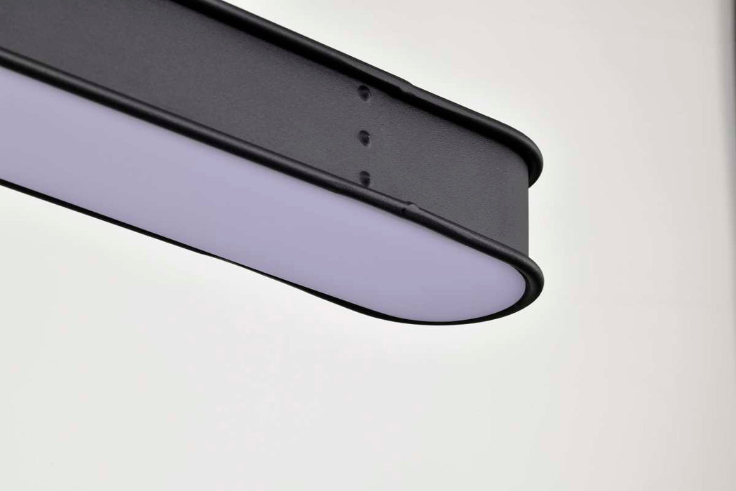 Island Pendant Nuvo 62-2263 Longford - 36 Inch LED Island Pendant - Textured Black - Acrylic Lens Nuvo