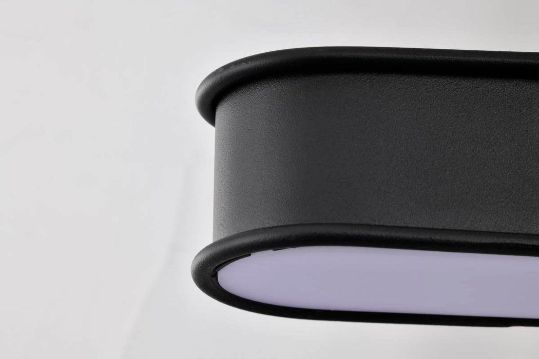 Island Pendant Nuvo 62-2263 Longford - 36 Inch LED Island Pendant - Textured Black - Acrylic Lens Nuvo