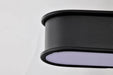 Island Pendant Nuvo 62-2263 Longford - 36 Inch LED Island Pendant - Textured Black - Acrylic Lens Nuvo