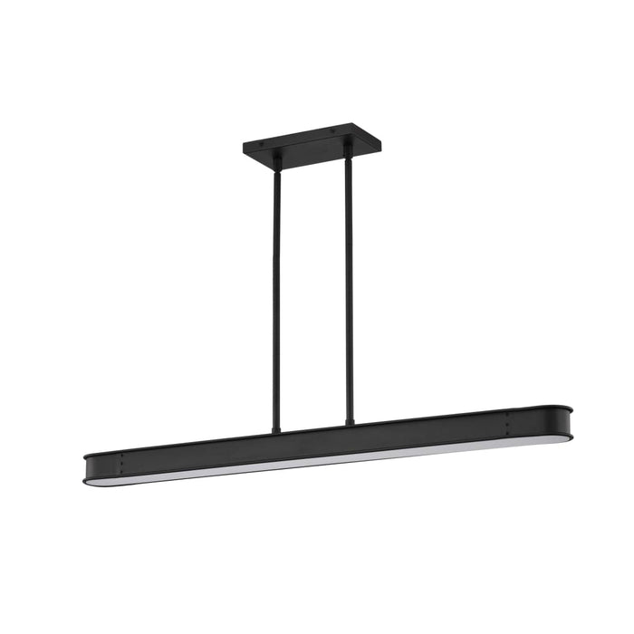 Island Pendant Nuvo 62-2263 Longford - 36 Inch LED Island Pendant - Textured Black - Acrylic Lens Nuvo