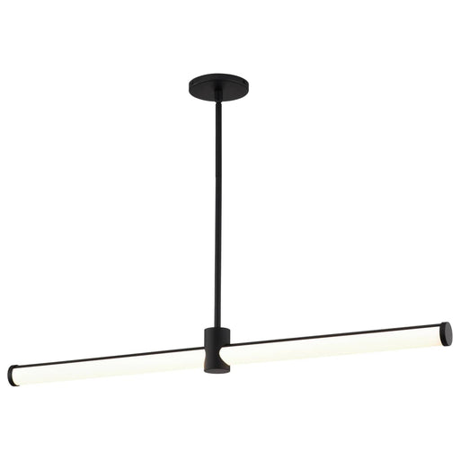 Island Pendant Nuvo 62-2271 Bowman - 36 Inch LED Island Pendant - Matte Black - Acrylic Lens Nuvo