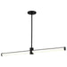 Island Pendant Nuvo 62-2271 Bowman - 36 Inch LED Island Pendant - Matte Black - Acrylic Lens Nuvo