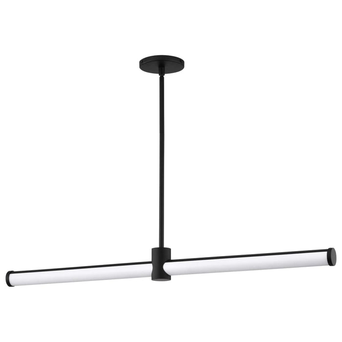 Island Pendant Nuvo 62-2271 Bowman - 36 Inch LED Island Pendant - Matte Black - Acrylic Lens Nuvo
