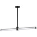 Island Pendant Nuvo 62-2271 Bowman - 36 Inch LED Island Pendant - Matte Black - Acrylic Lens Nuvo