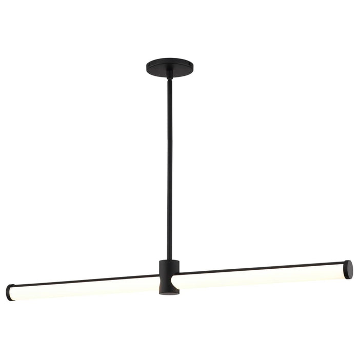 Island Pendant Nuvo 62-2271 Bowman - 36 Inch LED Island Pendant - Matte Black - Acrylic Lens Nuvo