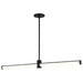 Island Pendant Nuvo 62-2271 Bowman - 36 Inch LED Island Pendant - Matte Black - Acrylic Lens Nuvo