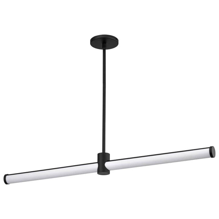 Island Pendant Nuvo 62-2271 Bowman - 36 Inch LED Island Pendant - Matte Black - Acrylic Lens Nuvo