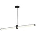 Island Pendant Nuvo 62-2271 Bowman - 36 Inch LED Island Pendant - Matte Black - Acrylic Lens Nuvo