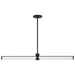 Island Pendant Nuvo 62-2271 Bowman - 36 Inch LED Island Pendant - Matte Black - Acrylic Lens Nuvo