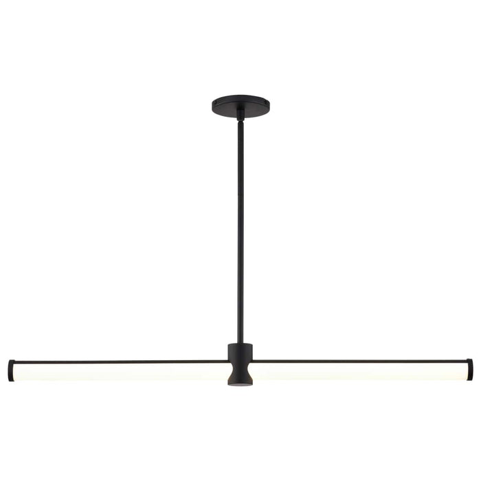 Island Pendant Nuvo 62-2271 Bowman - 36 Inch LED Island Pendant - Matte Black - Acrylic Lens Nuvo